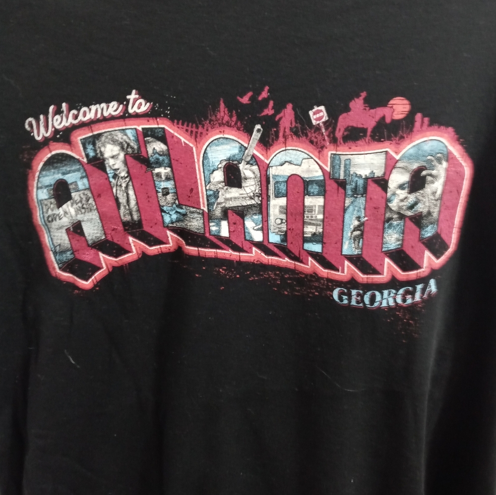 AMC The Walking Dead Supply Drop Welcome to Atlanta Georgia Mens T-shirt Sz L